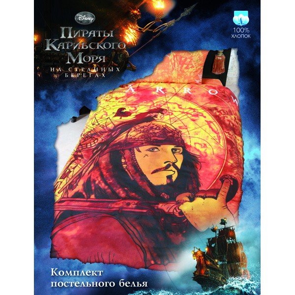 Комплект постельного белья Disney сад Пираты Комплект постельного белья Disney сад Пираты