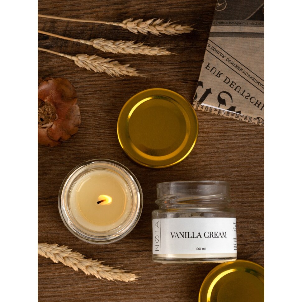 Свеча ароматическая NOTA Nota Vanilla cream, 100 мл Свеча ароматическая NOTA Nota Vanilla cream, 100 мл