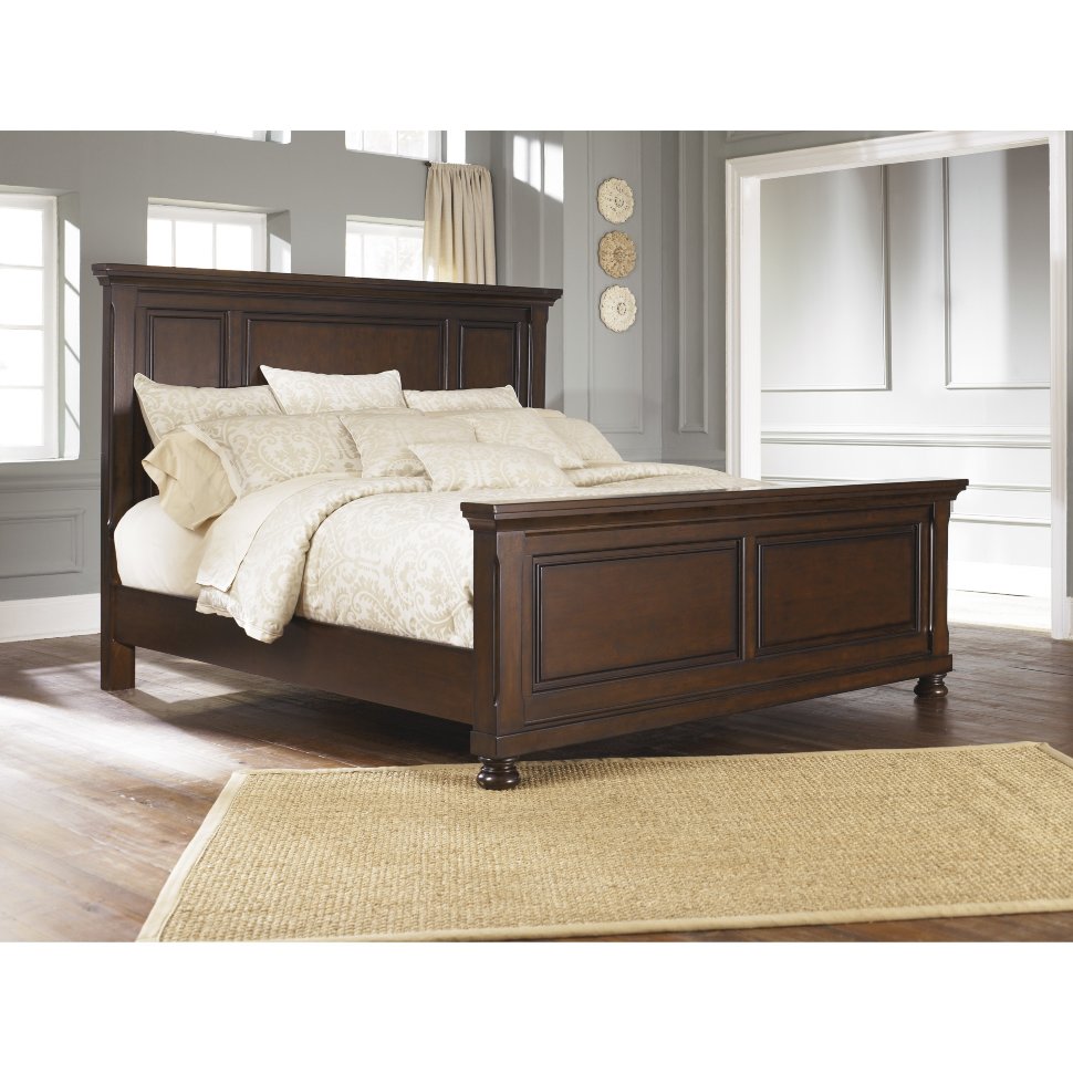 Кровать Queen Size Porter Коричневый Кровать Queen Size Porter Коричневый