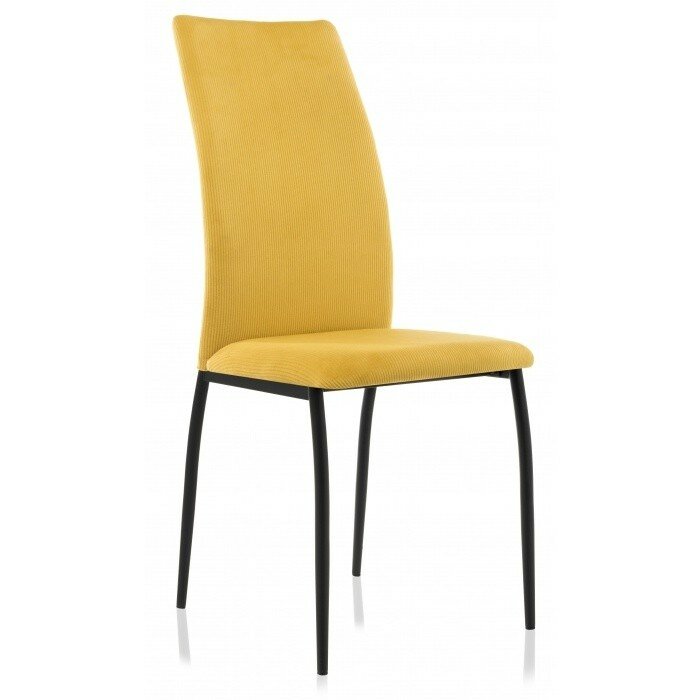 Стул на металлокаркасе Tod yellow / black Стул на металлокаркасе Tod yellow / black