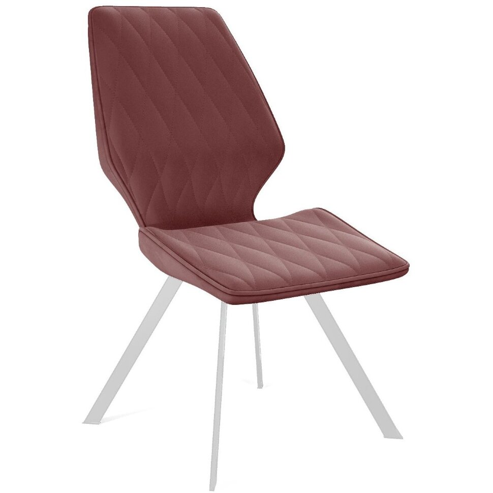 Стул DikLine 242M В36 PINK/ ножки белые Стул DikLine 242M В36 PINK/ ножки белые