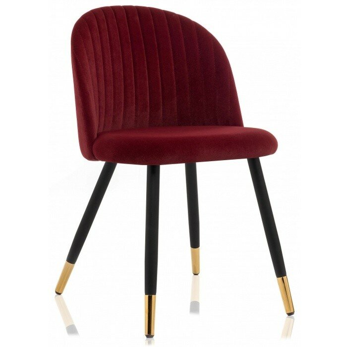 Стул на металлокаркасе Gabi wine red / black Стул на металлокаркасе Gabi wine red / black