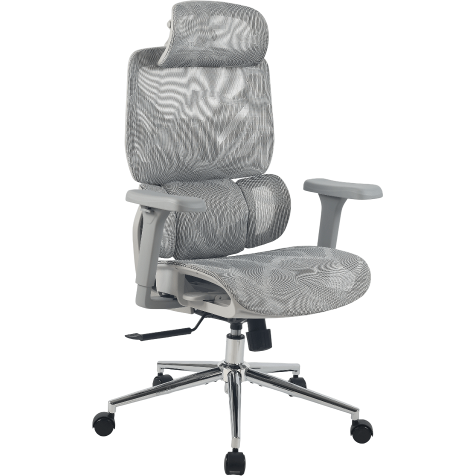 Кресло офисное TopChairs Structo серая сетка Кресло офисное TopChairs Structo серая сетка