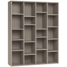 4015463 Шкаф библиотечный широкий Simple By Vox серый