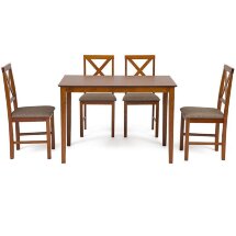 Обеденный комплект Хадсон (стол + 4 стула)/ Hudson Dining Set