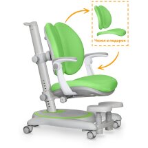 Детское кресло Mealux Ortoback Duo Plus Green  арт. Y-510 KZ Plus  - обивка зеленая однотонная  две коробки