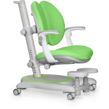 Детское кресло Mealux Ortoback Duo Plus Green  арт. Y-510 KZ Plus  - обивка зеленая однотонная  две коробки