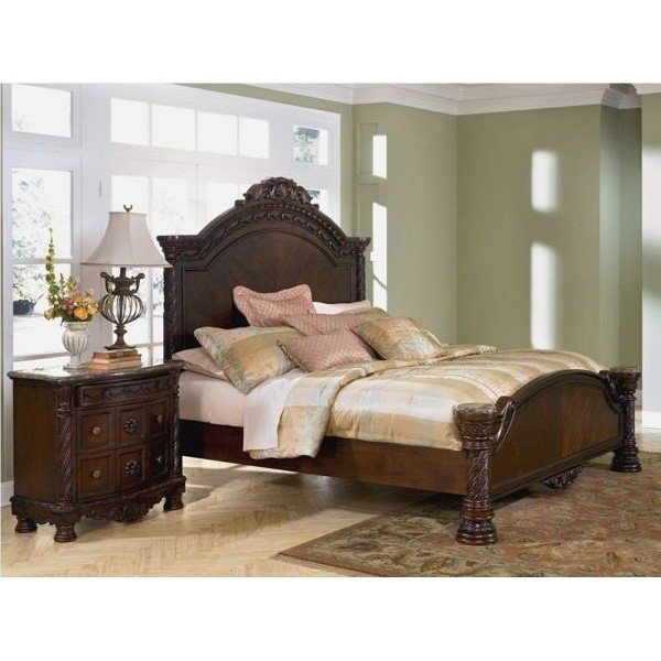 Кровать King Size North Shore Ashley Темный орех Кровать King Size North Shore Ashley Темный орех