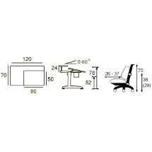 Кресло Mealux Cambridge  Y-410  G обивка серая однотонная  одна коробка