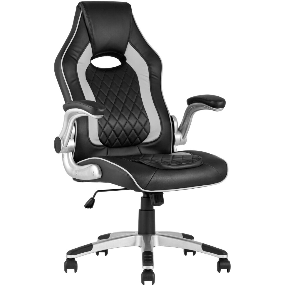Игровое кресло Stool Group компьютерное TopChairs Macan серое геймерское Игровое кресло Stool Group компьютерное TopChairs Macan серое геймерское