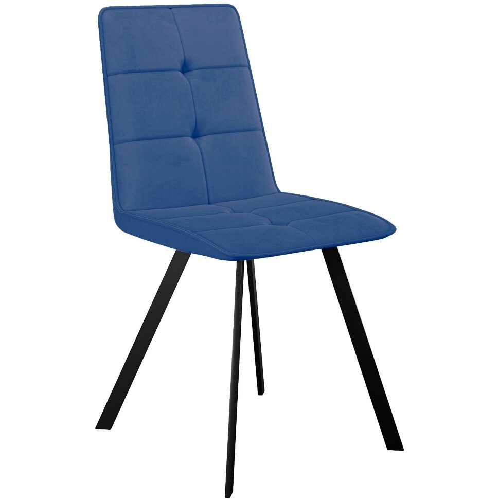 Стул DikLine 280 B8 BLUE, ножки черные Стул DikLine 280 B8 BLUE, ножки черные
