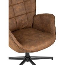 Кресло Ирис вращающееся коричневое