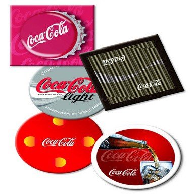 Круглая столешница Werzalit (70 см) Coca Cola Full печать Красный