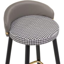 Барный стул Kardial gray / black