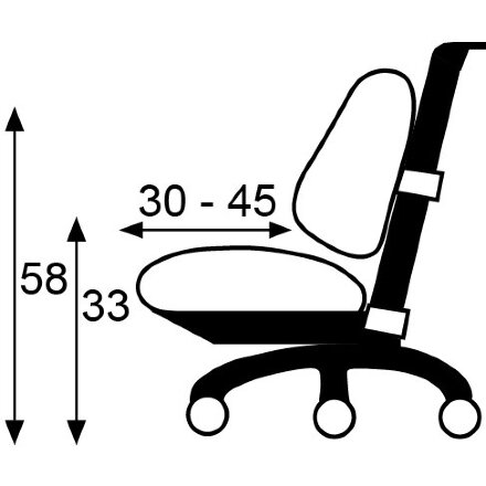 Кресло ErgoKids Match  Y-528  SB / Grey base - основание серое / обивка синяя однотонная  одна коробка 