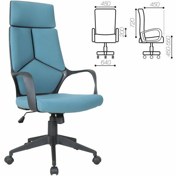 Кресло офисное BRABIX PREMIUM "Prime EX-515", ткань, голубое, 531568 Голубой Кресло офисное BRABIX PREMIUM "Prime EX-515", ткань, голубое, 531568 Голубой