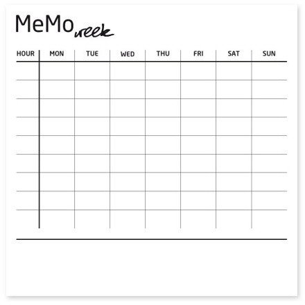 Накладка магнитная для шкафа Planer memo week, Young Users by VOX Накладка магнитная для шкафа Planer memo week, Young Users by VOX