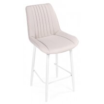 Барный стул Седа К крутящийся молочный / белый