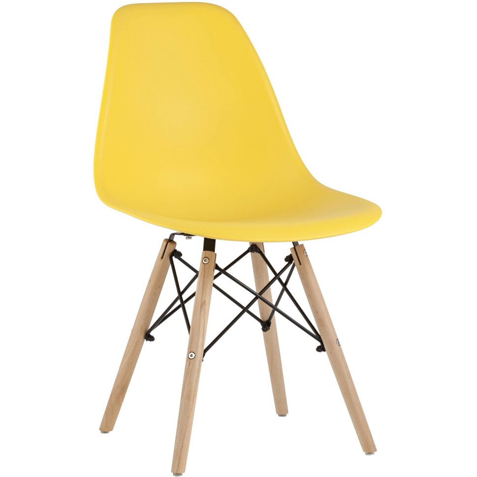 Стул Eames Style DSW желтый Стул Eames Style DSW желтый