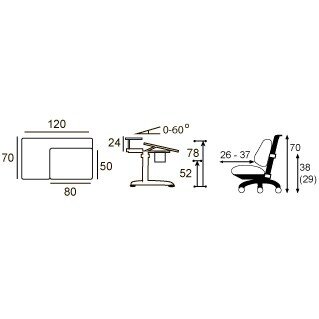 Стол с электроприводом Mealux Electro 730 WG   полка BD-S50 White  арт. BD-730 WG   BD-S50 White  - столешница белая / накладки на ножках серые  коробок-2 шт. 