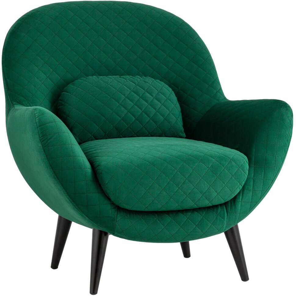 Кресло Stool Group Карл велюр тёмно-зелёный Кресло Stool Group Карл велюр тёмно-зелёный